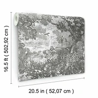 RoomMates Jungle Toile Peel & Stick Wallpaper