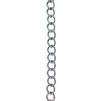 7.5" Oil Slick Curb Charm Bracelet by Bead Landing™