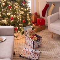 Simplify Woodland Winter Storage Tote Bin