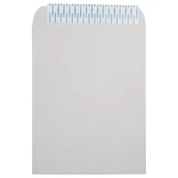 JAM Paper 10" x 13" Light Gray Kraft Peel & Seal Envelopes