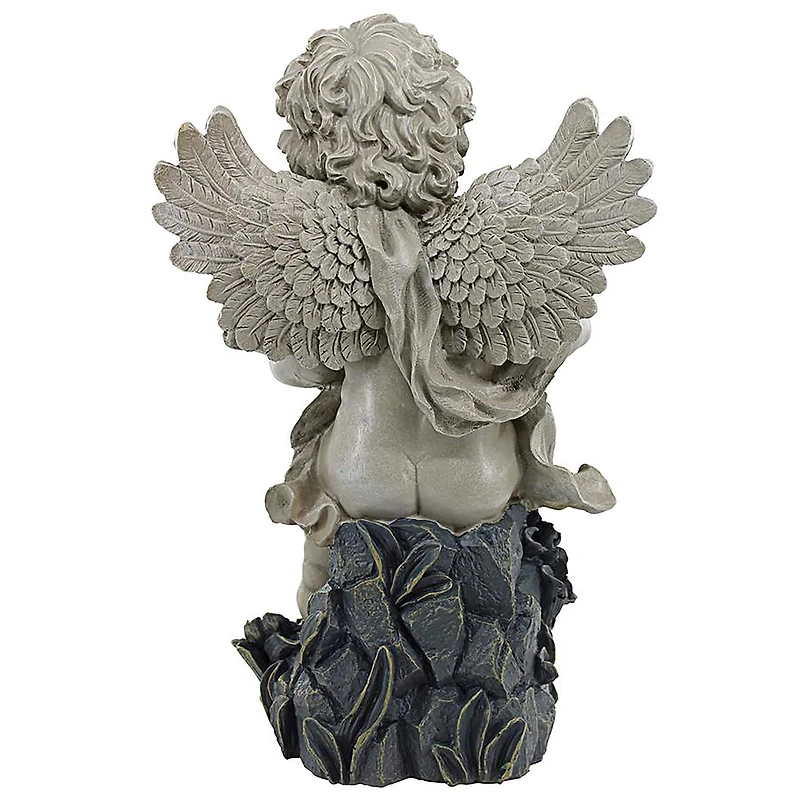 Design Toscano 14.5" Heavenly Offering Cherub Garden Statue