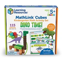 Learning Resources Mathlink Cubes Kindergarten Math Activity Set: Dino Time!
