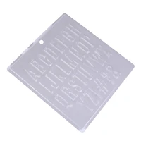 Block Alphabet Plastic Candy Mold by Makery™