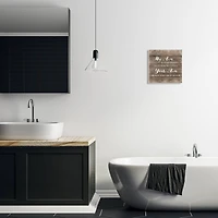 Stupell Industries Your Aim Bathroom Wall Plaque Art