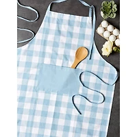 DII® White & Light Blue Chef Apron