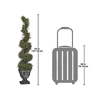 Design Toscano 4.5ft. Spiral Topiary Tree