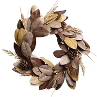 26" Magnolia & Pinecone Wreath by Ashland®