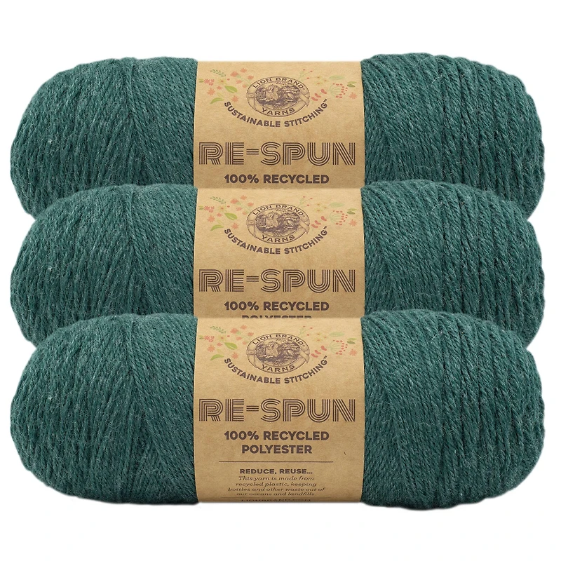 3 Pack Lion Brand® Re-Spun Recycled Yarn