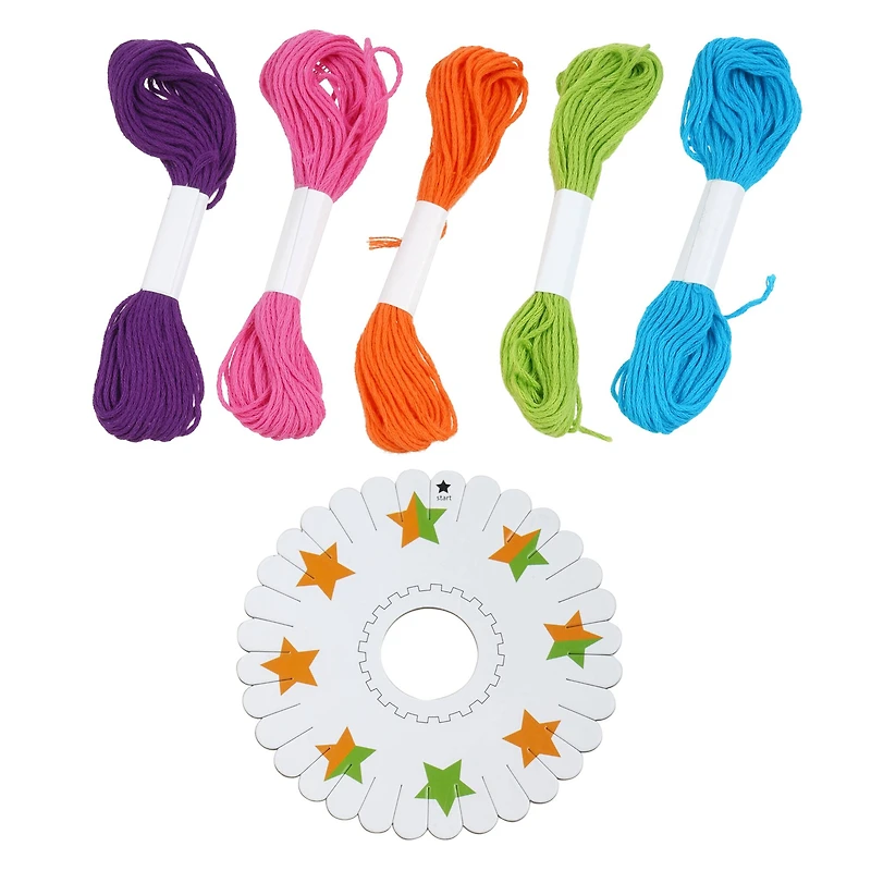 Bright Floss Friendship Bracelet Kit by Creatology™