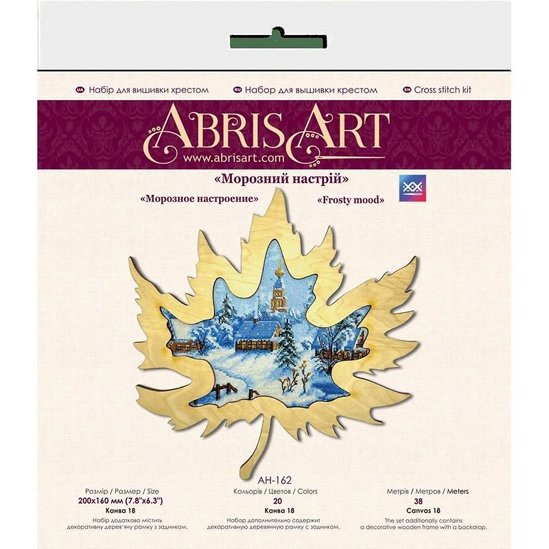 Abris Art Frosty Mood with Frame Counted Cross Stitch Kit
