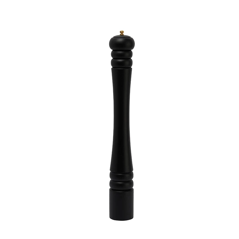 Hello Honey® Matte Black Modern Wood Salt & Pepper Mill
