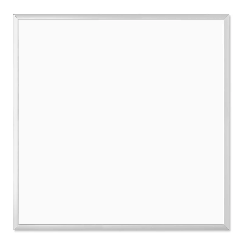 U Brands Silver Aluminum 36" x 36" Framed Magnetic Dry Erase Board