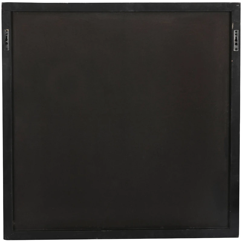 Square Black Starburst Wall Décor