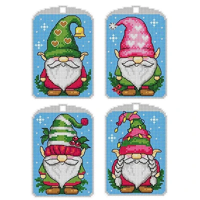 Crafting Spark Christmas Gnomes Counted Cross Stitch Kit 