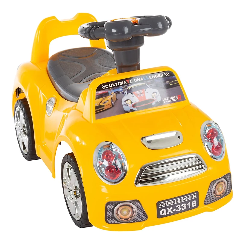 Toy Time Yellow Ride-On Car