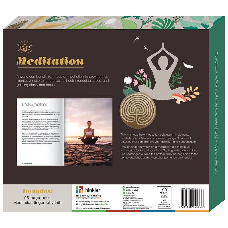 Hinkler Elevate Mindful Meditation Activity Kit