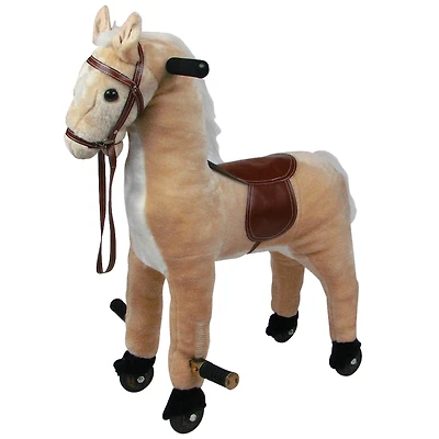 Toy Time Plush Walking Horse Ride-On