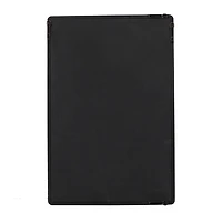 36" Black Contemporary Wood Wall Mirror