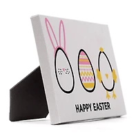 Happy Easter Eggs Tabletop Canvas
