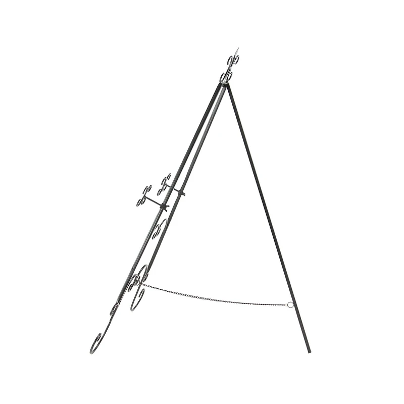 49'' Black Iron Traditional Easel