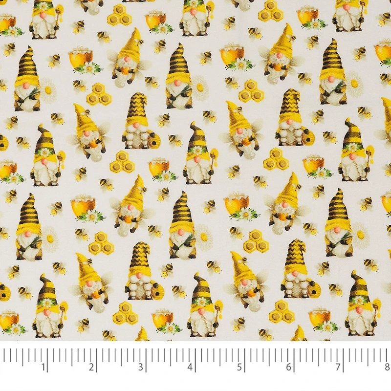 SINGER Honey Bee Gnomes Cotton Fabric Bundle