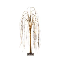 4ft. Pre-Lit Willow Artificial Christmas Tree, Warm White LED Lights