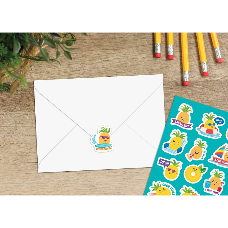 Teacher Created Resources® Pineapple Smelly Stickers, 6 Packs of 120