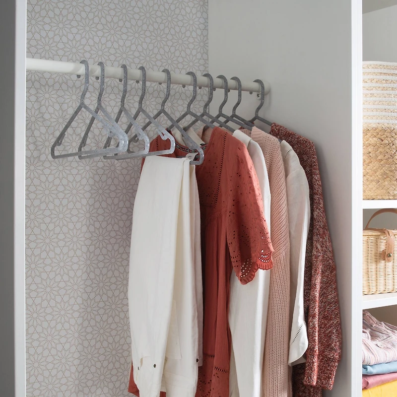 Simplify Grey Granite Look Design Hangers, 10ct.
