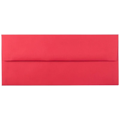 JAM Paper #10 Red Business Colored Envelopes, 500ct.