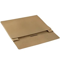 JAM Paper Brown 11" x 15" Elastic Closure Kraft Portfolio