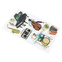 Playing Music Dimensional Stickers by Recollections™