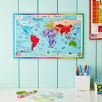 12 Pack: Tot Talk Explore The World Placemat