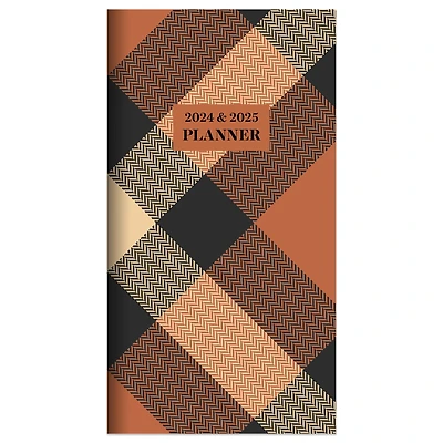 2024-2025 Scholarly Plaid Monthly Pocket Planner
