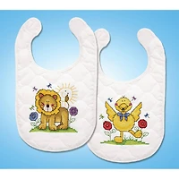 Design Works™ ABC Fun Bibs Stamped Cross Stitch Kit