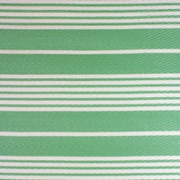 Green & White Striped Outdoor Area Rug, 4ft. x 6ft.