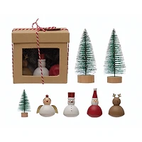 Hello Honey® Christmas Garden Kit with Hand-Painted Wood Figures