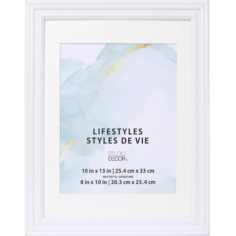 6 Pack: White 8" x 10" Frame with Mat, Lifestyles™ by Studio Décor®