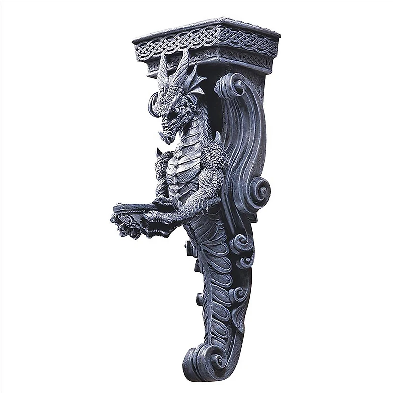 Design Toscano Dragons of Darkmoor Castle Wall Caryatids