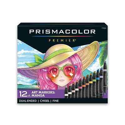 Prismacolor® Premier® Manga Dual-Ended Art Markers, 12ct.