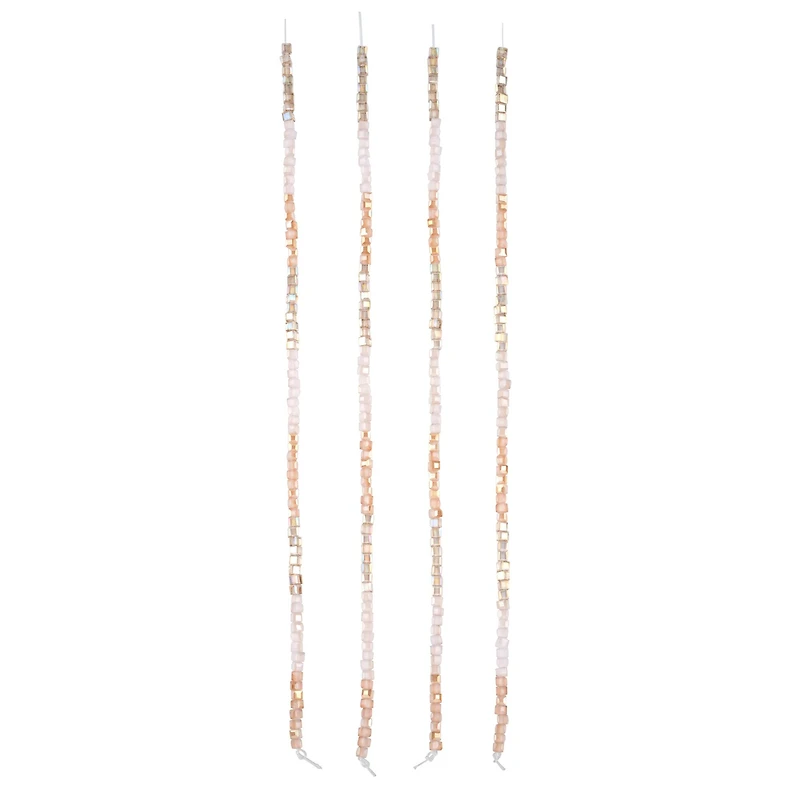 Pink Ombre Glass Cube Beads, 2mm by Bead Landing™