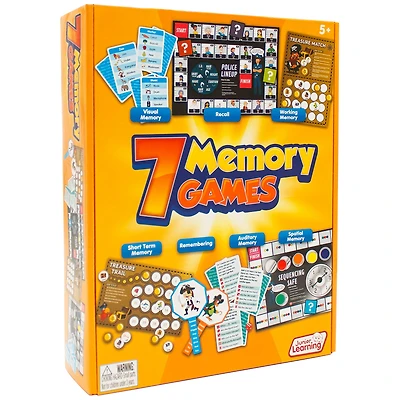 Junior Learning 7 Memory Games Set