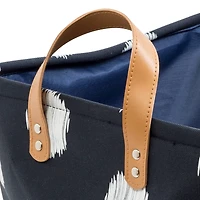 Honey Can Do Coastal Collection Canvas Scribble Tote Set