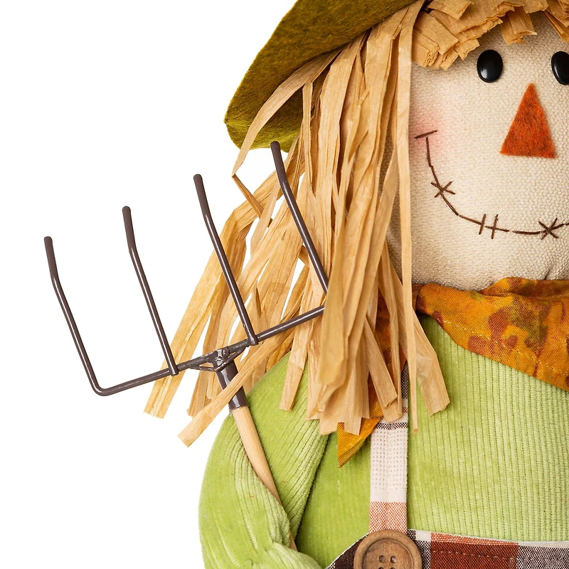 Glitzhome® Fall Fabric Scarecrow Shelf Sitters Set