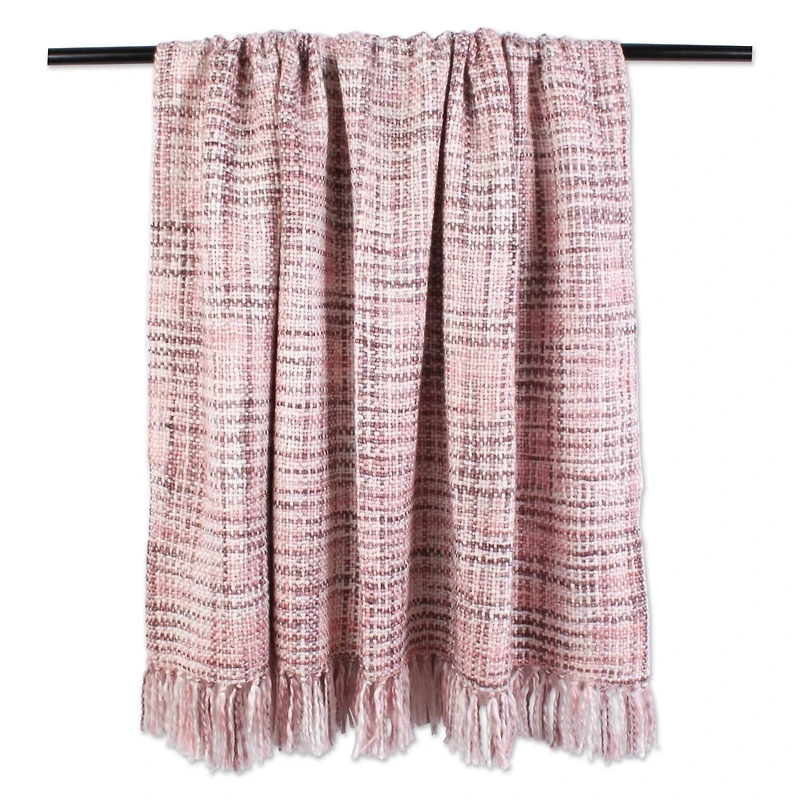 DII® Blush Variegated Acrylic Woven Throw