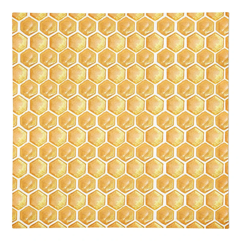 Painted Honeycomb 10" x 10" Cotton Twill Napkin