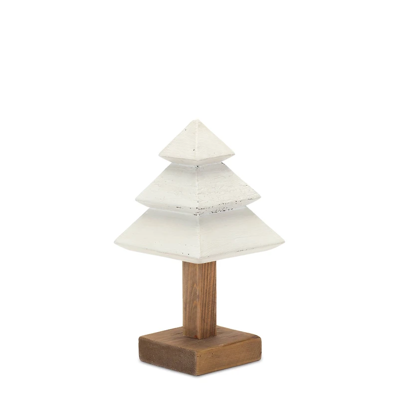 Tiered Wood Pine Tree Set