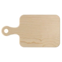 Good Wood by Leisure Arts 13" Pine Rectangle Board with Handle