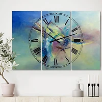 Designart Focused Intention Large Multipanel Wall Clock