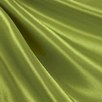 Dark Lime Green Satin