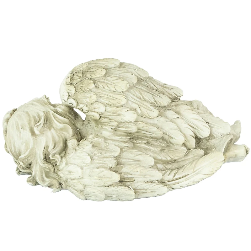 9.75" Heavenly Sleeping Cherub Angel Outdoor Garden Statue